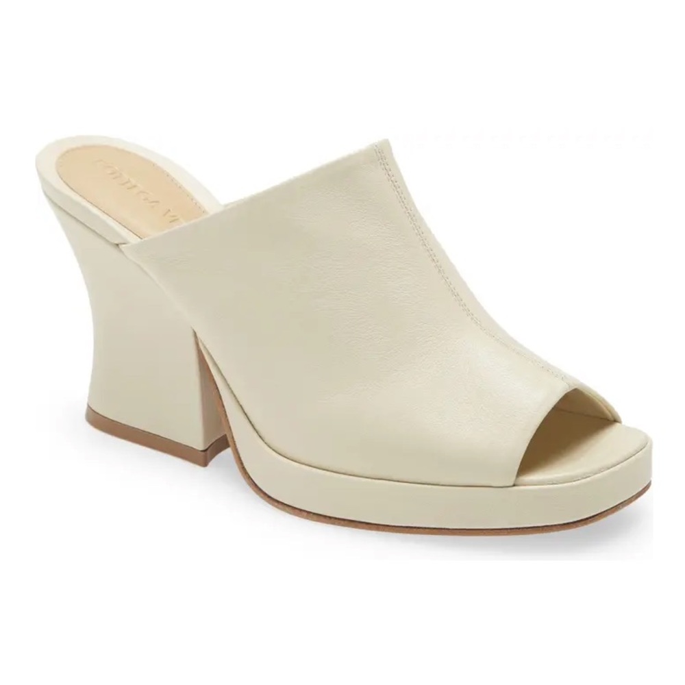 Bottega Veneta Stack Leather Mules size 8.5
